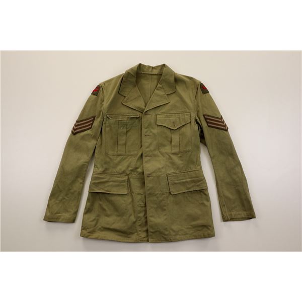WWII RCAF KHAKI SERGEANT TUNIC