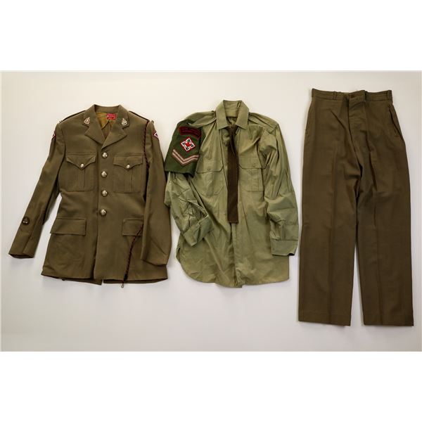 1950'S ROYAL CANADIAN ORDNANCE CORPS UNIFORM LOT