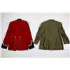 Image 2 : 1960'S RCAF NAMED CEREMONIAL RED TUNIC AND RCOC KHAKI TUNIC LOT