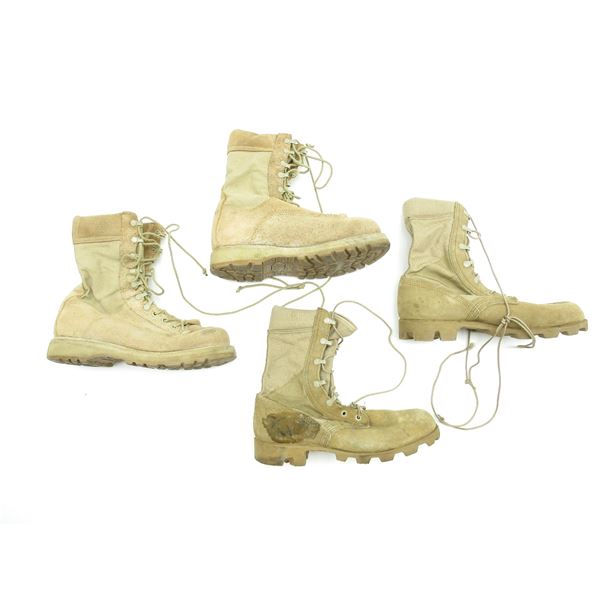 U.S. / CANADIAN MILITARY DESERT BOOTS LOT