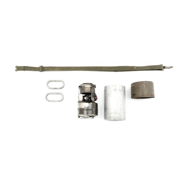 U.S. MILITARY FIELD STOVE, CARABINERS, ETC. LOT