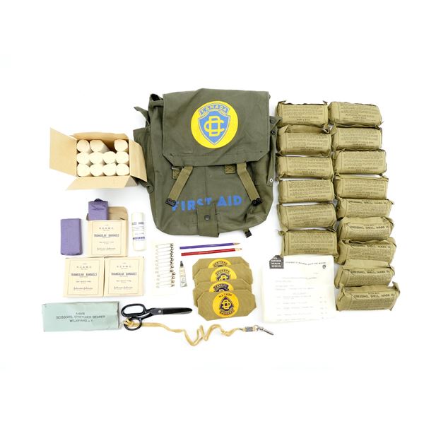 1950'S CANADIAN CIVIL DEFENCE FIRST AID KIT