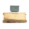 Image 2 : U.S. MILITARY WOODEN AMMO CRATE AND METAL AMMO TIN LOT