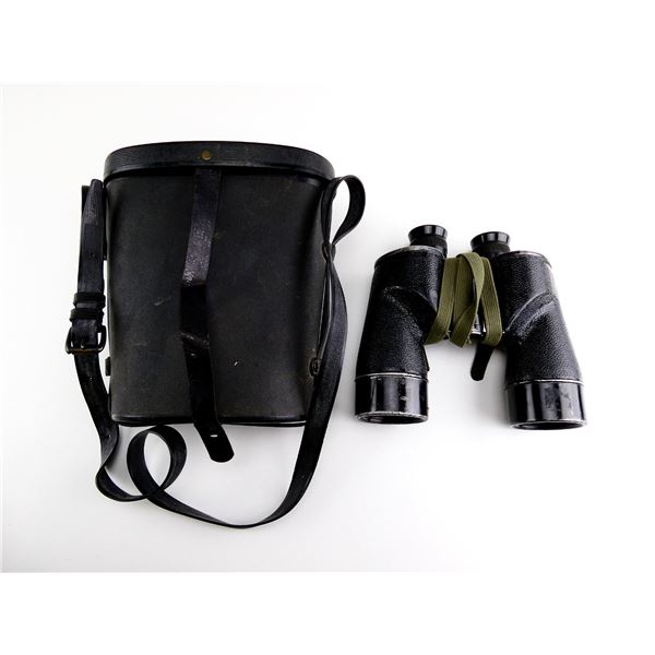 WWII / POST-WWII CANADIAN MILITARY NO.5 MK 2/4 7X50 BINOCULARS WITH CASE