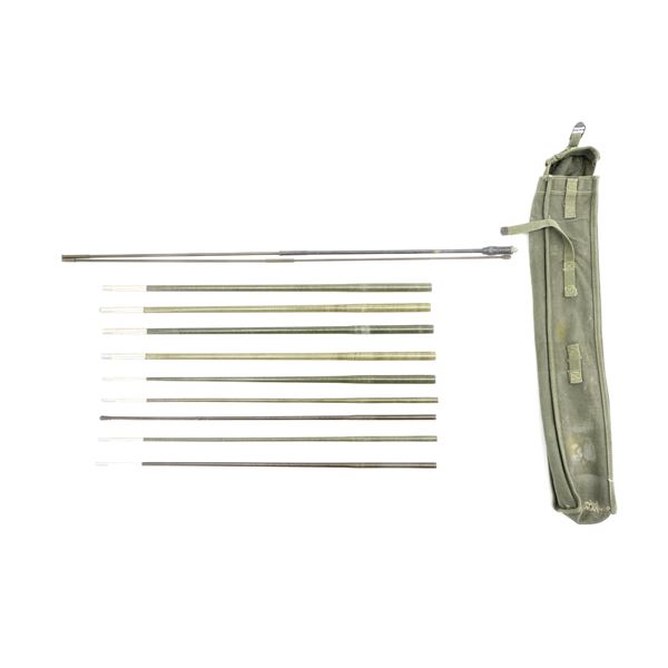 UNKNOWN MILITARY ANTENNA BAG WITH ANTENNAS LOT