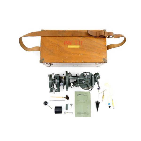 1950'S CANADIAN MILITARY VERNIER AND MICROMETER THEODOLITE SURVEY INSTRUMENT