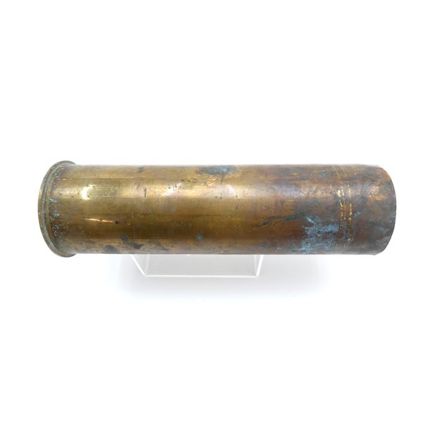 1950'S CANADIAN 105MM BRASS SHELL CASING