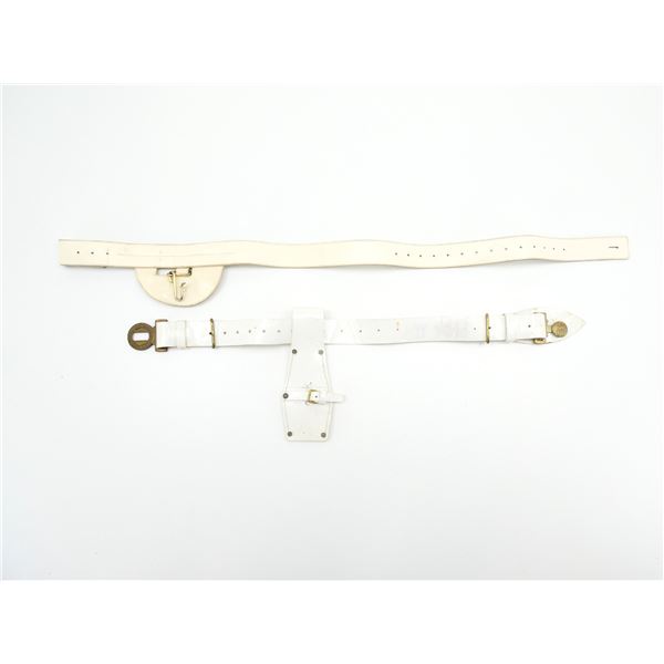 CANADIAN MILITARY WHITE PARADE BELTS LOT