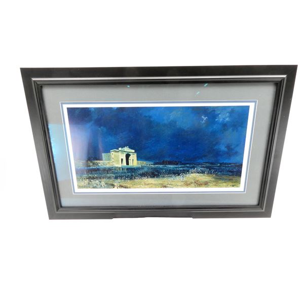 "MENIN GATE AT MIDNIGHT" FRAMED PRINT