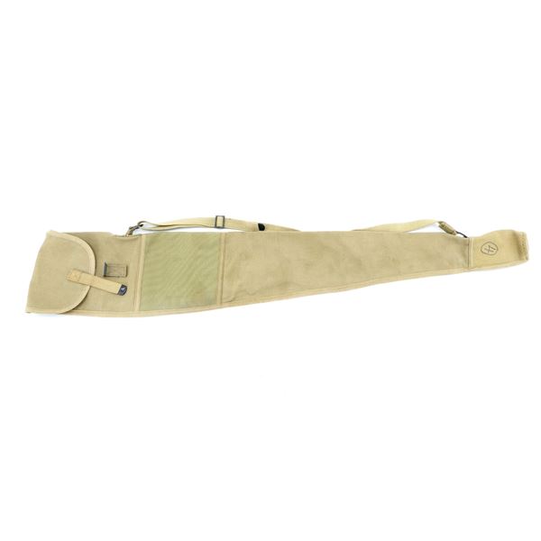 UNKNOWN MILITARY TAN CANVAS RIFLE CASE