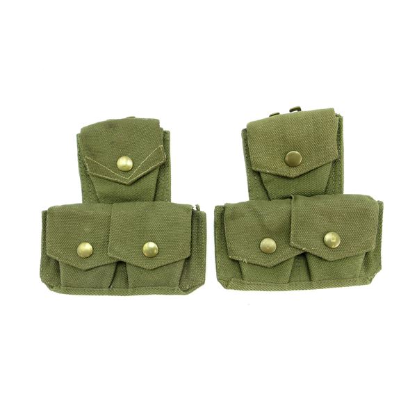 BRITISH MILITARY P37 .303 BR AMMO POUCH LOT