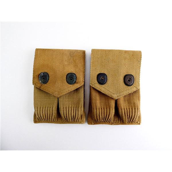 WWI U.S. MILITARY 1911 PISTOL AMMO POUCH LOT
