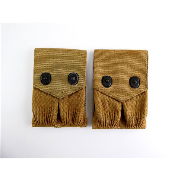 WWI U.S. MILITARY 1911 PISTOL AMMO POUCH LOT