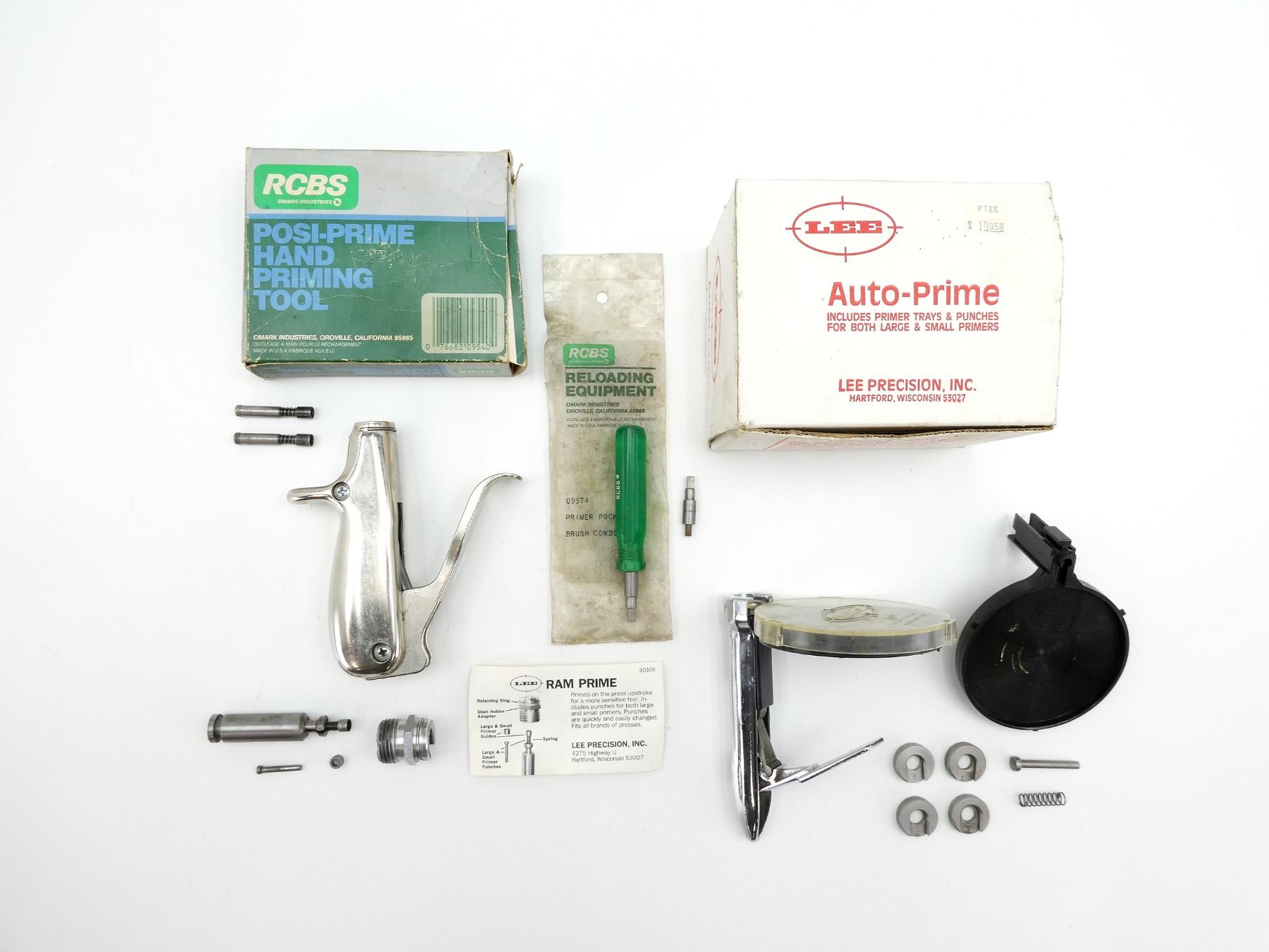 ASSORTED HAND PRIMING TOOLS, SHELL HOLDERS, ETC. LOT - Switzer's ...