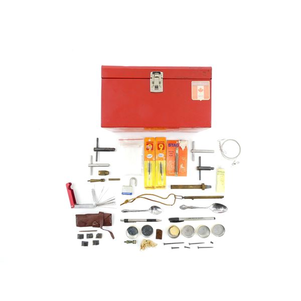 ASSORTED BLACK POWDER ACCESSORIES, ETC. LOT