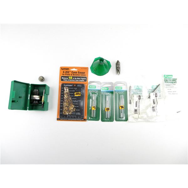 ASSORTED RCBS / ETC. RELOADING ACCESSORIES LOT