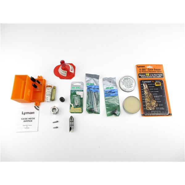 ASSORTED RELOADING ACCESSORIES LOT