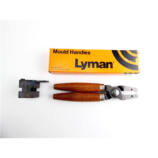 LYMAN .44 CAL. BULLET MOLD AND HANDLES LOT
