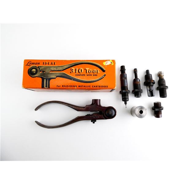 LYMAN IDEAL 310 RELOADING TOOLS AND DIES LOT