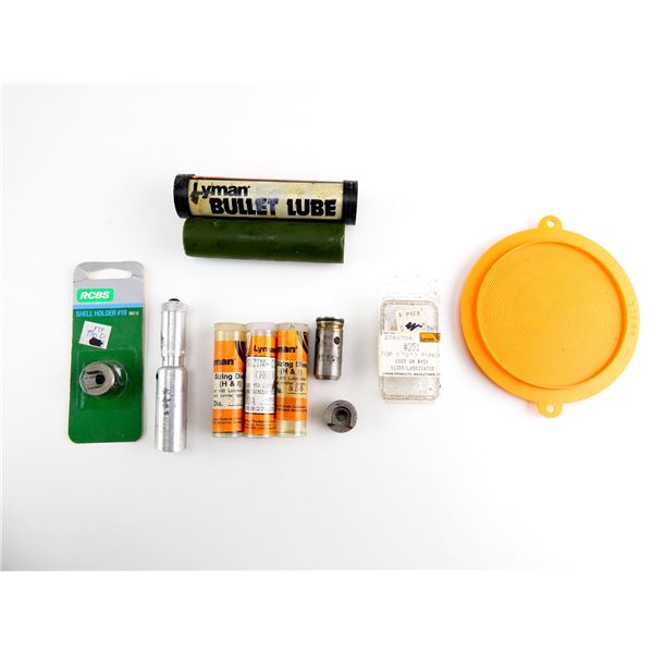 ASSORTED RCBS / LYMAN RELOADING ACCESSORIES LOT