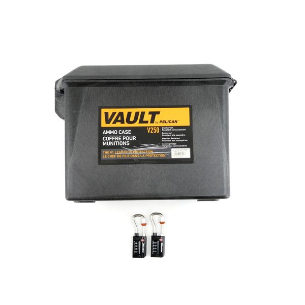 VAULT BY PELICAN AMMO CASE AND COMBINATION LOCK LOT