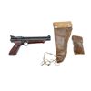 Image 2 : CROSMAN MEDALIST II MODEL 1300 .22 CAL. AIR PISTOL WITH HOLSTER, ETC. LOT