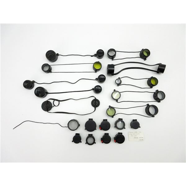 ASSORTED SCOPE LENS COVERS LOT