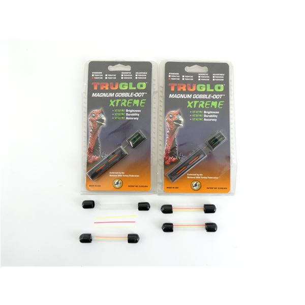 TRUGLO FIBER OPTIC SHOTGUN SIGHTS, ETC. LOT