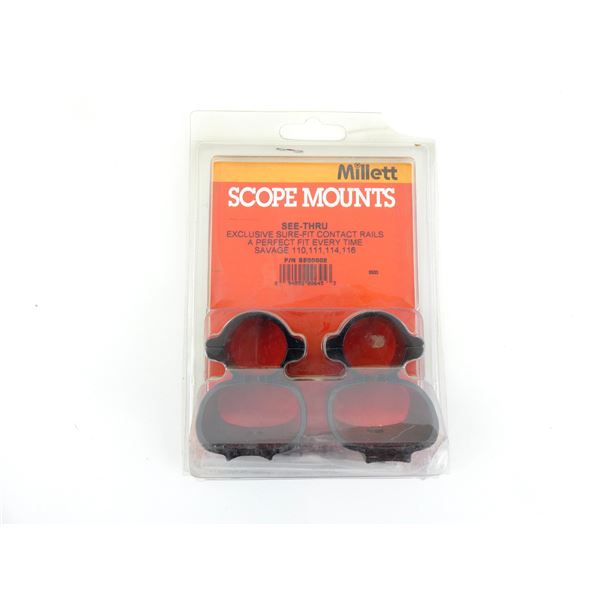 MILLET SEE-THRU SAVAGE 110-116 SCOPE MOUNTS