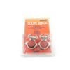 Image 1 : MILLET 1" NICKEL MEDIUM DOUBLE EXTENSION WEAVER BASE SCOPE RINGS