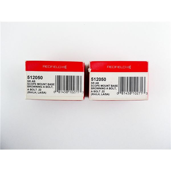 REDFIELD BROWNING A BOLT .22 LR SCOPE BASE LOT