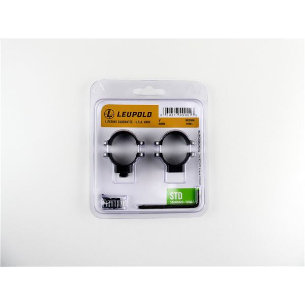 LEUPOLD STANDARD 1" SCOPE RINGS