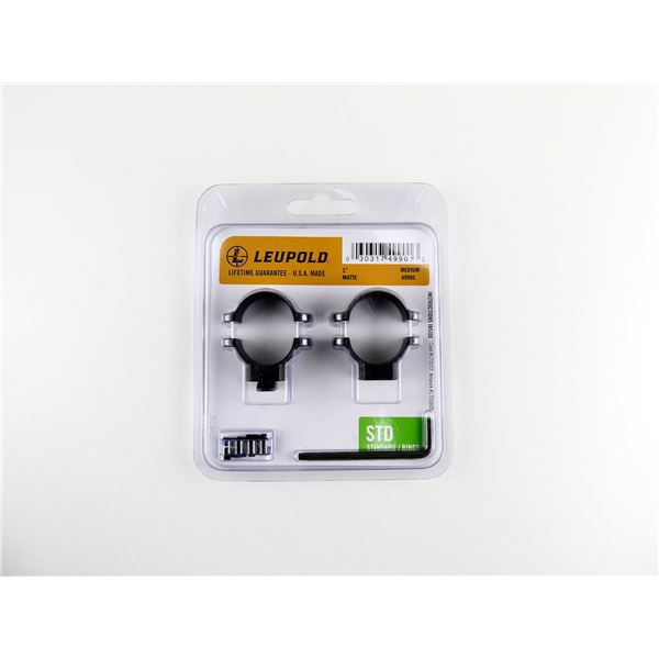 LEUPOLD STANDARD 1" SCOPE RINGS