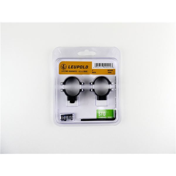 LEUPOLD STANDARD 1" SCOPE RINGS