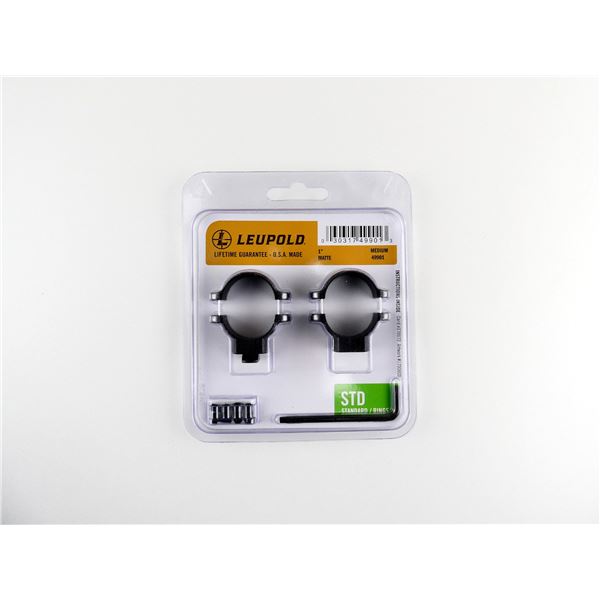 LEUPOLD STANDARD 1" SCOPE RINGS