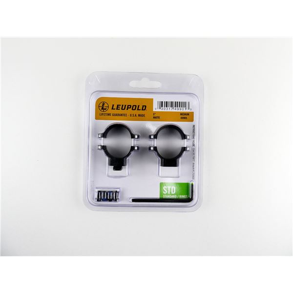 LEUPOLD STANDARD 1" SCOPE RINGS