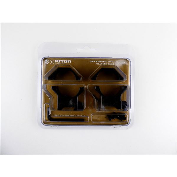 RITON 34MM PICATINNY RINGS