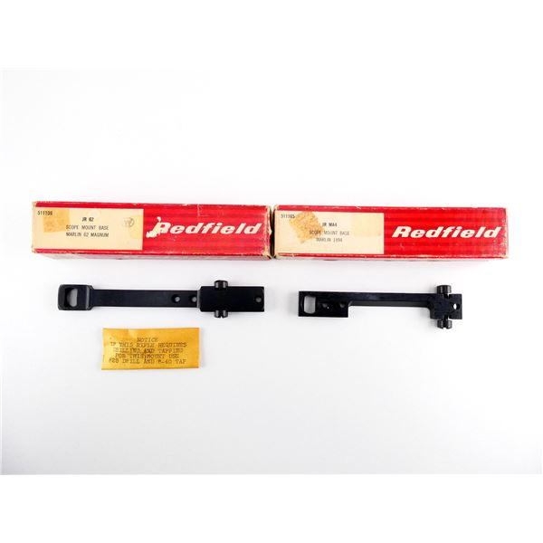 REDFIELD MARLIN 62 MAG AND MARLIN 1894 SCOPE MOUNT BASE LOT