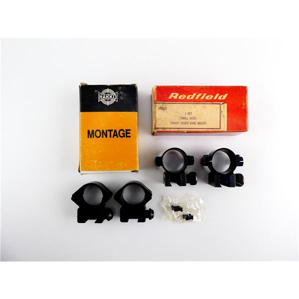 ASSORTED 1" SCOPE RINGS LOT