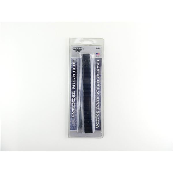 WEAVER TACTICAL SAVAGE 110 LONG ACTION EXTENDED MULTI SLOT RAIL