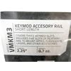 Image 4 : KEYMOD SHORT ACCESSORY RAILS AND 1" SCOPE ADAPTER WEAVER BASES LOT
