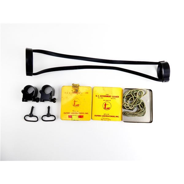 WEAVER 1" SCOPE RINGS / BIKINI SCOPE COVER / ETC. LOT