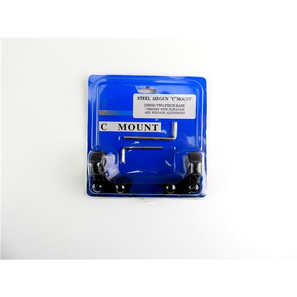 UNKNOWN STEEL AIRGUN "C" MOUNT BASE