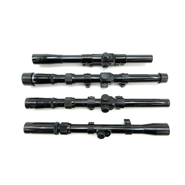 ASSORTED RIFLE SCOPE LOT