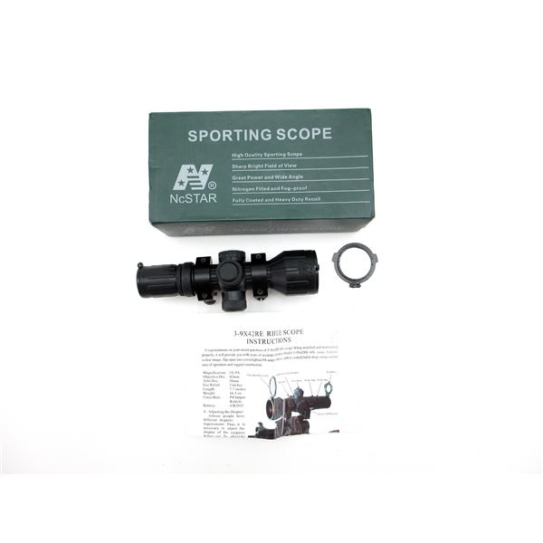 NCSTAR 3-9X42RE RIFLE SCOPE