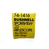 Image 5 : BUSHNELL SPORTVIEW .22 4X15MM RIFLE SCOPE, ETC. LOT