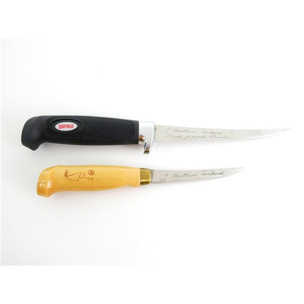 RAPALA J. MARTTIINI FILLET KNIVES LOT