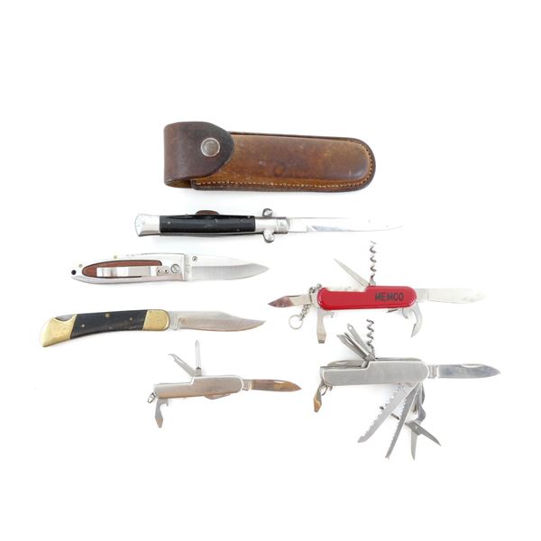 ASSORTED FOLDING KNIVES LOT