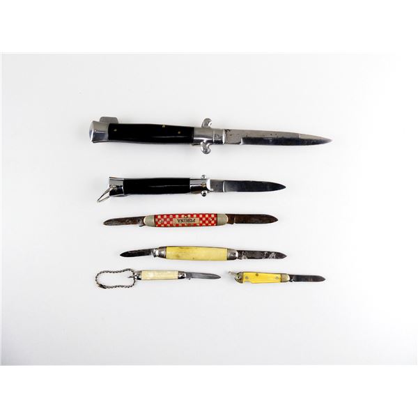 ASSORTED FOLDING POCKET KNIFE LOT