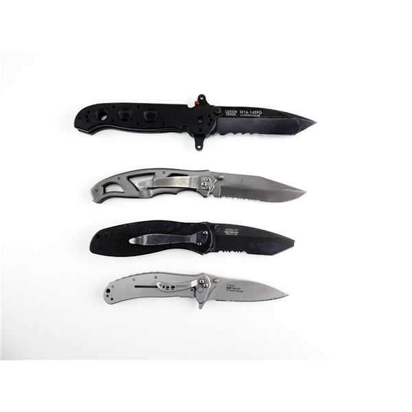 ASSORTED FOLDING BLADE KNIFE LOT